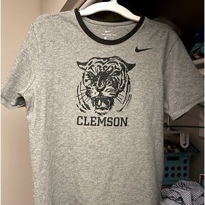 Nike Athletic Cut Grey SS CLEMSON Shirt Large